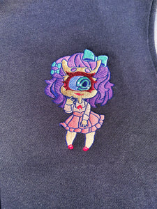 Mei Embroidery Letterman Jacket
